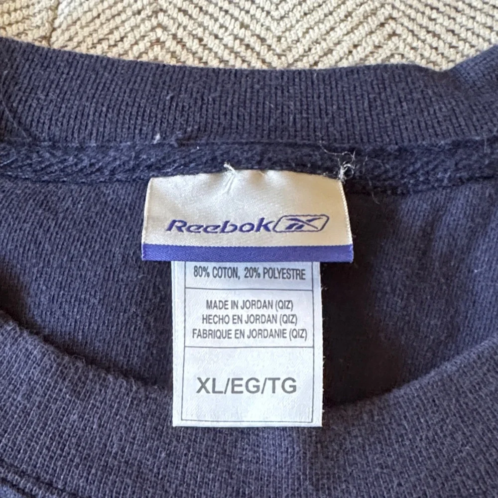 Reebok Navy Super Bowl XXXIX Champions Crewneck Sweatshirt